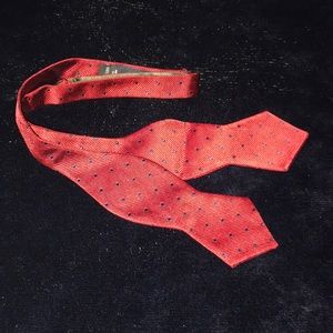 Red & Navy blue polka dot Tommy Hilfiger Bow Tie